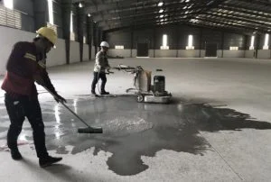 Hoàn thiện mặt sàn bê tông