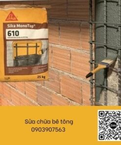 Sika monotop 610 - Lớp lót bảo vệ cốt thép 5 sua chua be tong