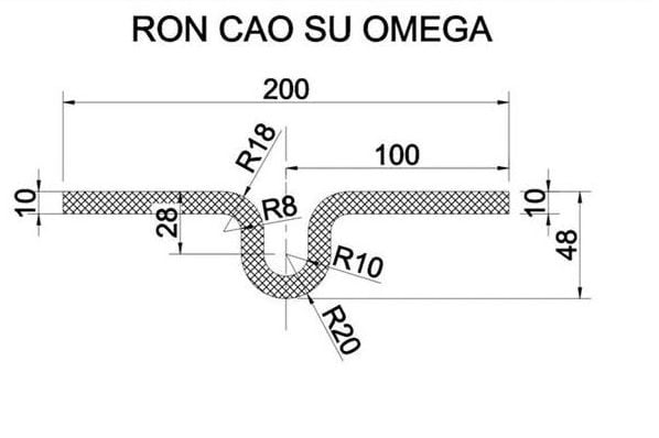 ron cao su omega 200
