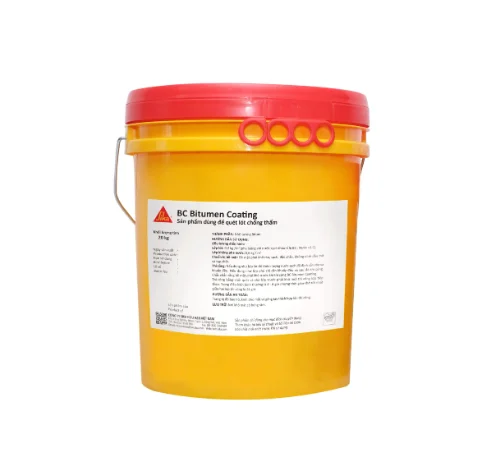 Sika BC Bitumen Coating | Lớp lót chống thấm hệ bitume 1 Sika BC Bitumen Coating