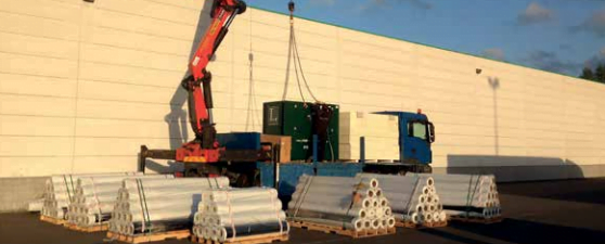 Màng TPO FIRESTONE ULTRAPLY TPO 1.14MM 1 chuẩn bị lắp đặt màng tpo