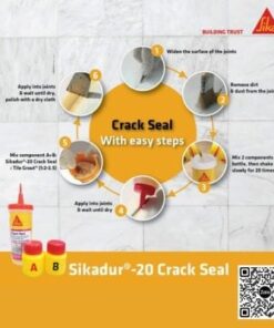 Sikadur 20 Crack Seal fill vết nứt bê tông 5 fill vết nứt bê tông sikadur crack seal