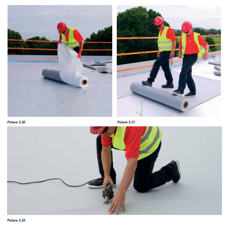 Màng TPO FIRESTONE ULTRAPLY TPO 1.14MM 20 lắp đặt màng tpo