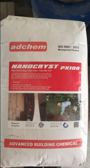 NANOCRYST PX100 - Chất chống thấm tinh thể 1 NANOCRYST PX100 - Chất chống thấm tinh thể