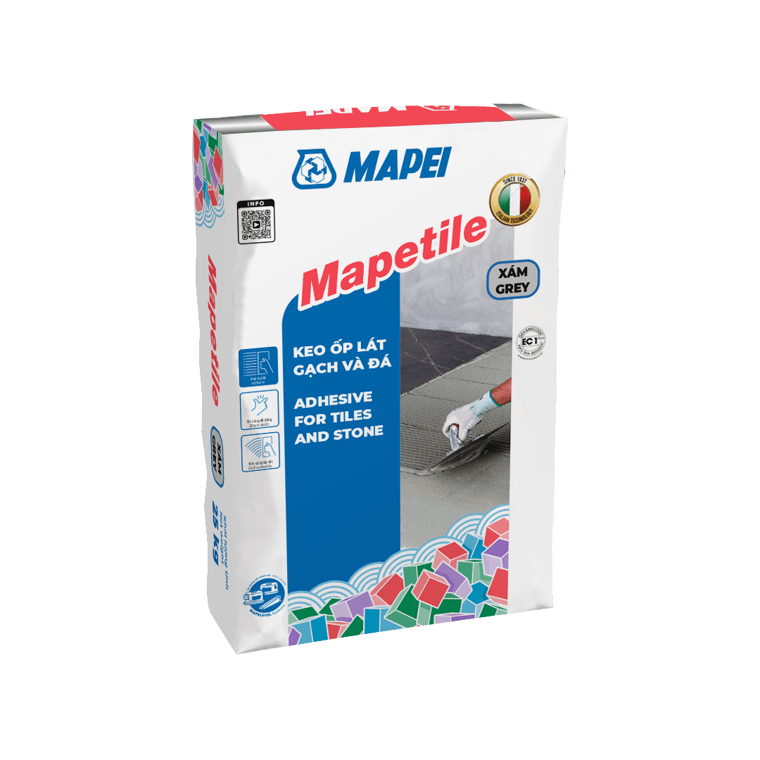 Keo dán gạch Mapetile Eco 1 mapetile